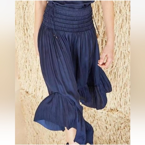 Ulla Johnson, Pleated Accents Midi Length Skirt, size 4 - Picture 4 of 10